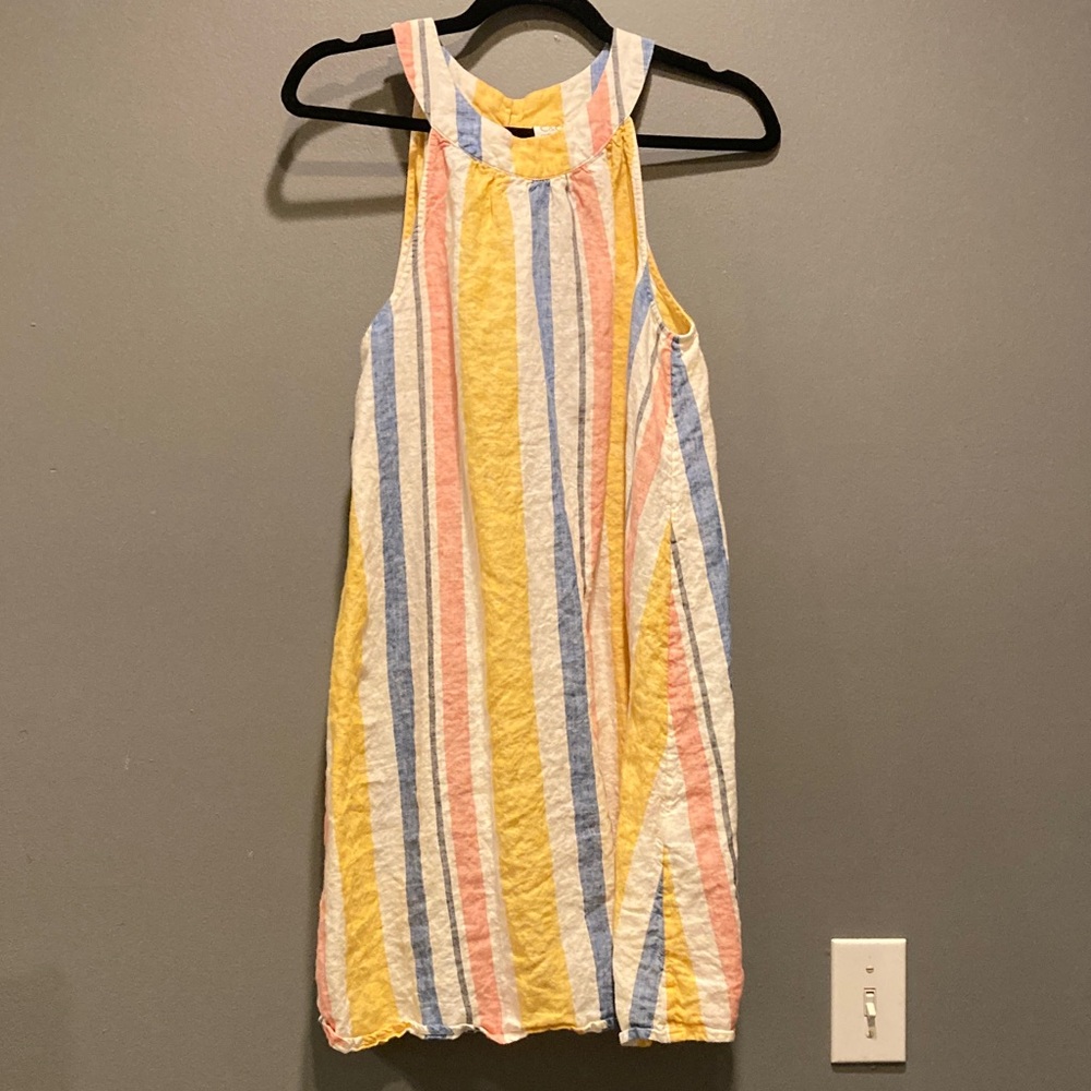 C&C California Multicolor Striped Dress